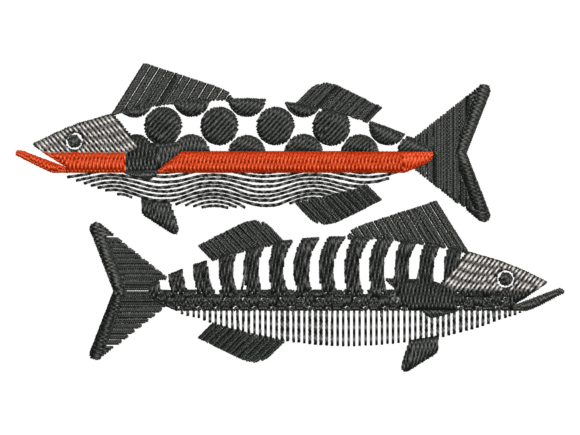 Abstract Fish Embroidery: A Designer's Review