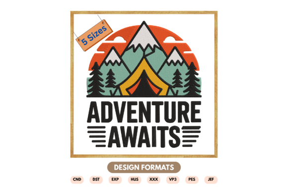 Adventure Awaits Camping Embroidery File Review