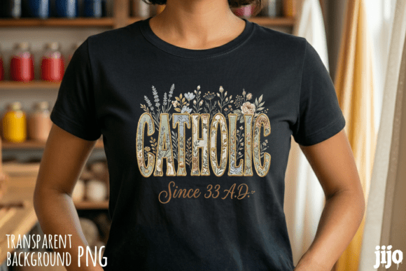 Catholic Flowers Religious Embroidery PN Review