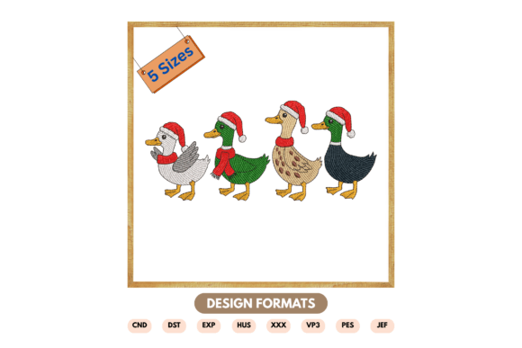Christmas Ducks Embroidery Design Review