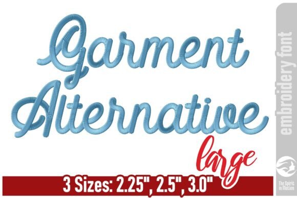 Garment Alternative Embroidery Font - L Review