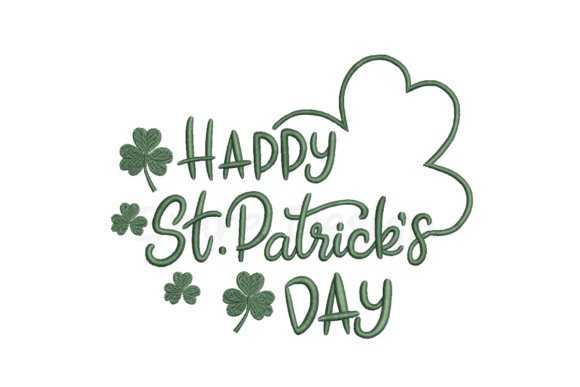 Happy St. Patrick's Day Embroidery Design Review