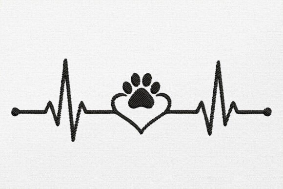 Heartbeat Embroidery Design Pow Review
