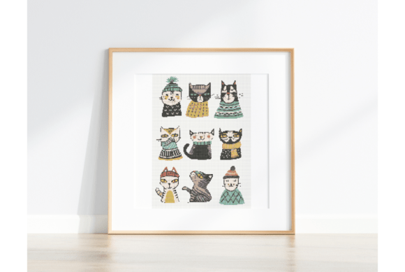 Modern Cat Portrait Embroidery Design Review