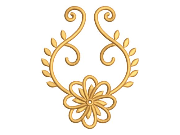 Ottoman Floral Scroll Motif Embroidery Review
