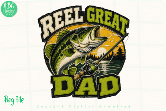 Reel Great Dad Fishing Embroidery PNG Review