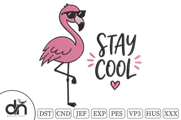 Stay Cool Flamingo Embroidery Design Review