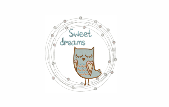 Sweet Dreams Owl Embroidery Design Review